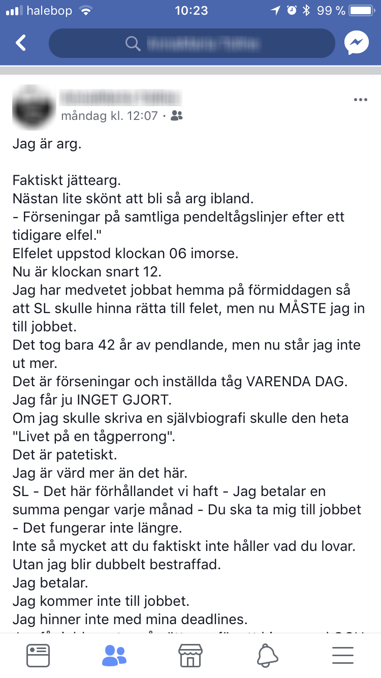 Kränkt av SL #2.1